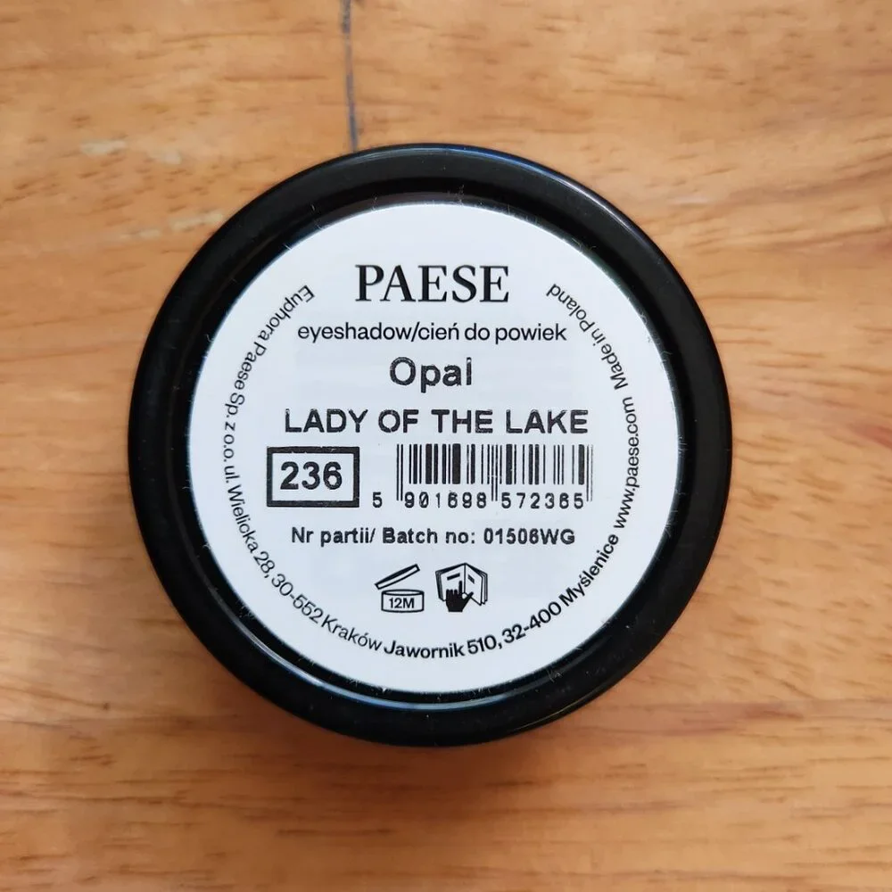 Paese Opal Eyeshadows Trio Perl Silk #236 Lady Of The Lake Beige Taupe Green blu